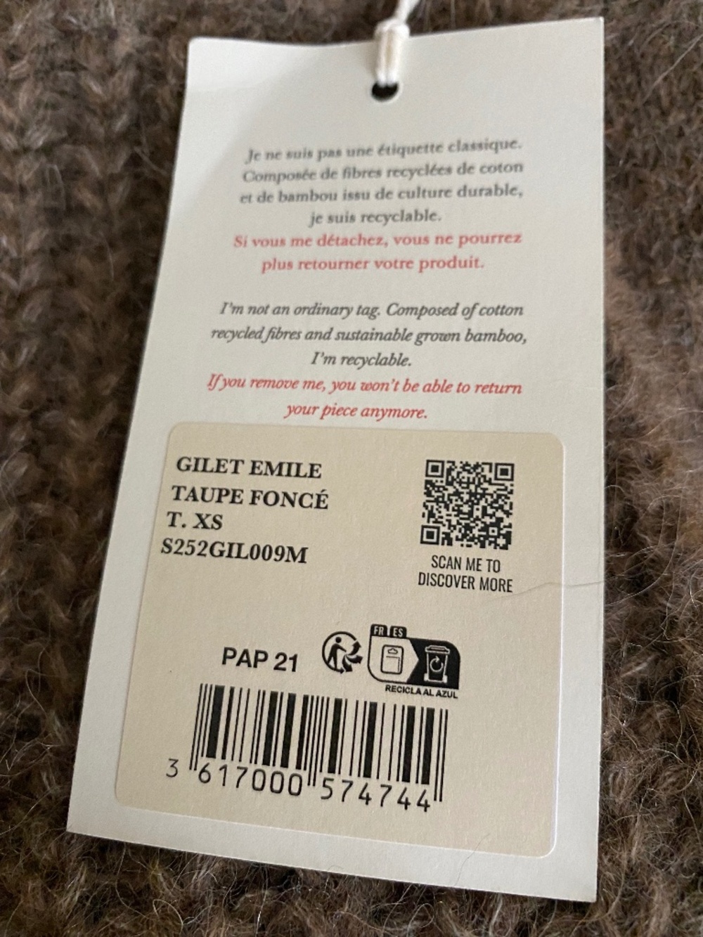 Emile 'Dark Taupe' NWT - Picture 10 of 13